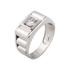Мужское кольцо из серебра 18