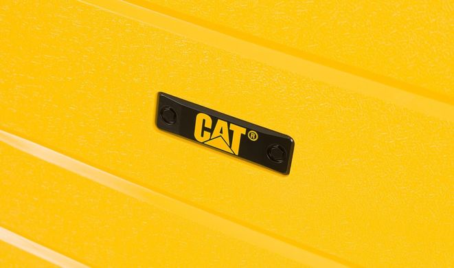 Валіза CAT Crosscheck 83546;42 пластикова 4-х колісна, жовта