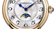 Часы наручные женские Aerowatch 43960 RO02 кварцевые с фазой Луны, ремешок кожаный белый 2