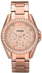 Годинники наручні жіночі FOSSIL ES2811 кварцові, з фіанітами, колір рожевого золота, США