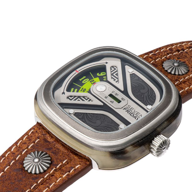 Часы наручные мужские SEVENFRIDAY SF-M1B/02, автоподзавод, Швейцария (модель `El Charro` в мексиканском стиле)