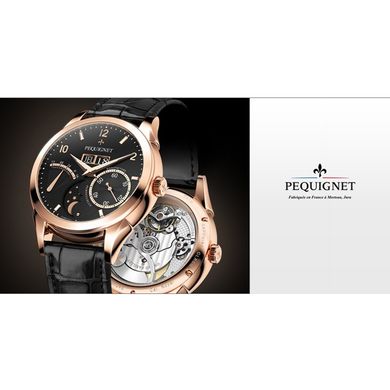 Часы наручные мужские из розового золота Pequignet RUE ROYALE Pq9011548cn