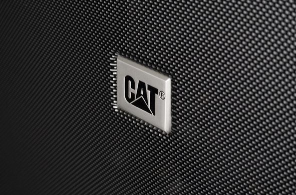 Валіза CAT Carbon 83543;01 пластикова 4-х колісна, чорна