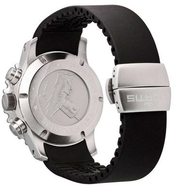 Швейцарские часы наручные мужские FORTIS 670.24.14 K на каучуковом ремешке, механика с автоподзаводом