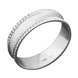 Серебряное обручальное кольцо 17.5 3