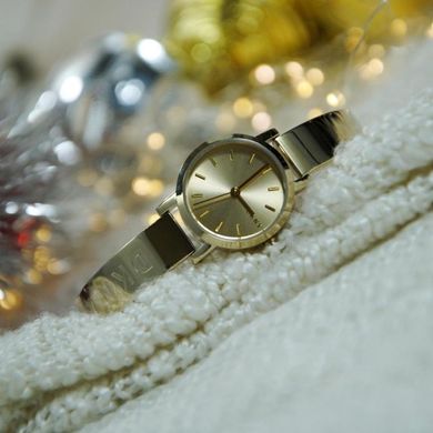 Часы наручные женские DKNY NY2307 кварцевые, сталь, цвет желтого золота, США
