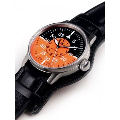 Швейцарские часы наручные мужские FORTIS 595.11.13 L.01 на кожаном ремешке, механика с автоподзаводом