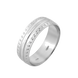 Серебряное обручальное кольцо 19.5 3