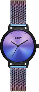 Часы наручные женские DKNY NY2841 кварцевые, голографический циферблат, США