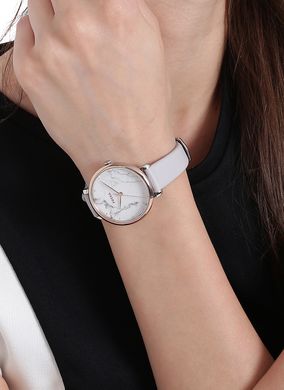 Часы наручные женские FOSSIL ES4377 кварцевые, кожаный ремешок, США