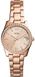 Часы наручные женские FOSSIL ES4318 кварцевые, с фианитами, цвет розового золота, США 1