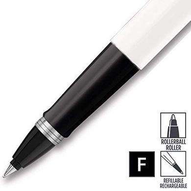 Ручка-ролер Parker JOTTER 17 Standart White RB 15 021 з білого пластику
