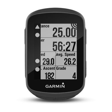 Велонавігатор Garmin Edge 130 з модулями GPS, ГЛОНАСС, Galileo та альтиметром