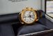 Часы наручные мужские Aerowatch 84934 RO06 кварцевые, с хронографом и лунным календарем, коричневый ремешок 7