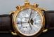 Часы наручные мужские Aerowatch 84934 RO06 кварцевые, с хронографом и лунным календарем, коричневый ремешок 4