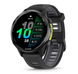 Смарт-годинник Garmin Forerunner 970 з вуглецево-сірим титановим безелем DLC, чорним корпусом і чорним ремінцем