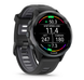 Смарт-годинник Garmin Forerunner 970 з вуглецево-сірим титановим безелем DLC, чорним корпусом і чорним ремінцем