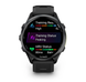 Смарт-годинник Garmin Forerunner 970 з вуглецево-сірим титановим безелем DLC, чорним корпусом і чорним ремінцем
