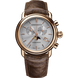 Часы наручные мужские Aerowatch 84934 RO06 кварцевые, с хронографом и лунным календарем, коричневый ремешок 1