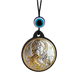 Брелок икона Владимирская Богоматерь серебряная с позолотой 1