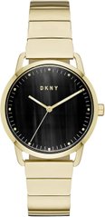 Часы наручные женские DKNY NY2756 кварцевые на браслете, цвет желтого золота, США