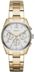 Часы наручные женские DKNY NY2471 кварцевые, на браслете, золотистые, США