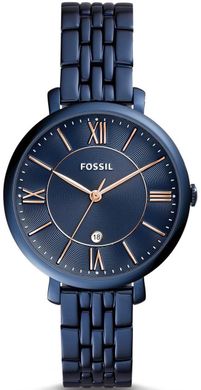 Часы наручные женские FOSSIL ES4094 кварцевые, на браслете, синие ,США