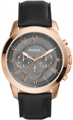 Часы наручные мужские FOSSIL FS5085 кварцевые, ремешок из кожи, США