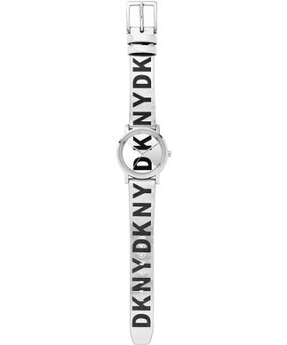 Часы наручные женские DKNY NY2786 кварцевые, белые с крупным логотипом, США