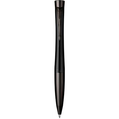 Ручка кулькова Parker URBAN Premium Matt Black BP Тризуб на торці 21 232M_TR