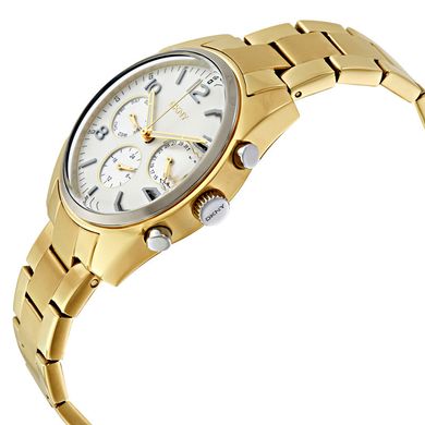 Часы наручные женские DKNY NY2471 кварцевые, на браслете, золотистые, США