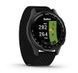 Смарт-годинник Garmin Approach S50 з алюмінієвим безелем сланцевого кольору та чорним нейлоновим ремінцем ComfortFit
