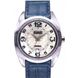 Часы наручные Korloff K17/278 унисекс, с автоподзаводом, 98 бриллиантов, голубой ремешок из кожи аллигатора 1