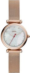 Часы наручные женские FOSSIL ES4867SET кварцевые, "миланский" браслет, США