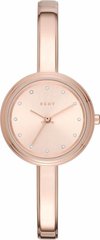 Часы наручные женские DKNY NY2600 кварцевые на браслете, цвет розового золота, США