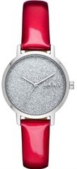 Часы наручные женские DKNY NY2776 кварцевые, с блестками и глянцевым ремешком, США