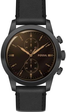Часы наручные мужские FOSSIL FS5585 кварцевые, ремешок из кожи, США