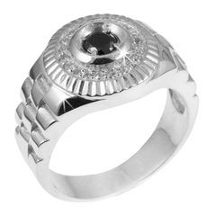 Мужское кольцо из серебра 17.5