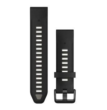 Ремінець Garmin QuickFit 20 чорний/сірий для смарт-годинників Fenix 8, Instinct, Epix Pro