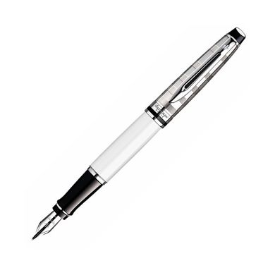 Пір'яна ручка Waterman EXPERT Deluxe White CT FP 10 039