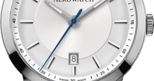 Часы наручные мужские Aerowatch 42972 AA07M кварцевые, с датой, на стальном браслете