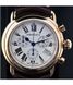 Часы-хронограф наручные мужские Aerowatch 83926 RO01 кварцевые, с датой, розовая позолота PVD, кожаный ремешок 2