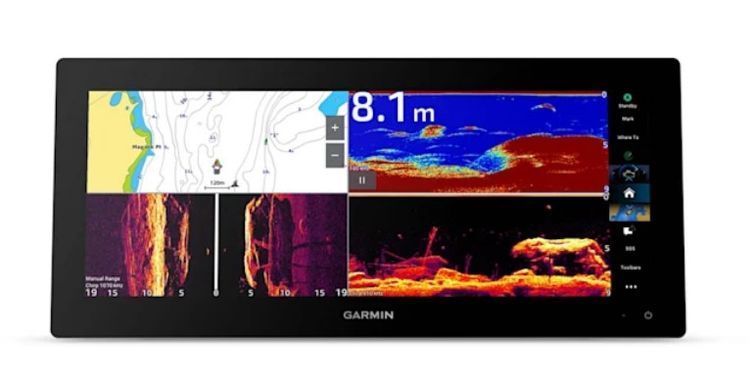 Картплотер Garmin GPSMAP 1523xsv із базовою картою світу та сонаром