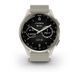 Смарт-годинник Garmin Approach S50 з алюмінієвим безелем кольору кремового золота з нейлоновим ремінцем ComfortFit кольору слонової кістки