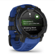 Смарт-часы Garmin Instinct 3 (45 мм) AMOLED черные с сине-черным ремешком