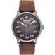 Часы наручные мужские Swiss Military-Hanowa 06-4326.30.009 кварцевые, коричневый ремешок из кожи, Швейцария 2