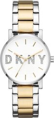 Часы наручные женские DKNY NY2653 кварцевые на браслете, биколорные, США