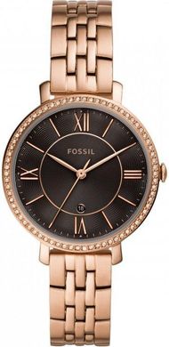 Часы наручные женские FOSSIL ES4723 кварцевые, на браслете, цвет розового золота, США
