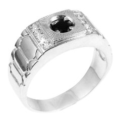 Мужское кольцо из серебра 22