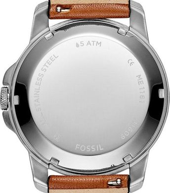 Часы наручные мужские FOSSIL ME1161 кварцевые, ремешок из кожи, США